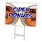 Signmission Cider Donuts Yard Sign & Stake outdoor plastic coroplast window, C-2436-DS-Cider Donuts C-2436-DS-Cider Donuts - alternate 1